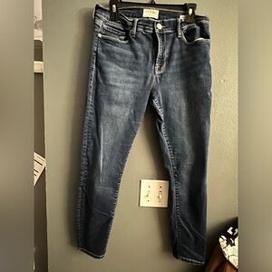 Frame denim le skinny de Jeanne crop jeans